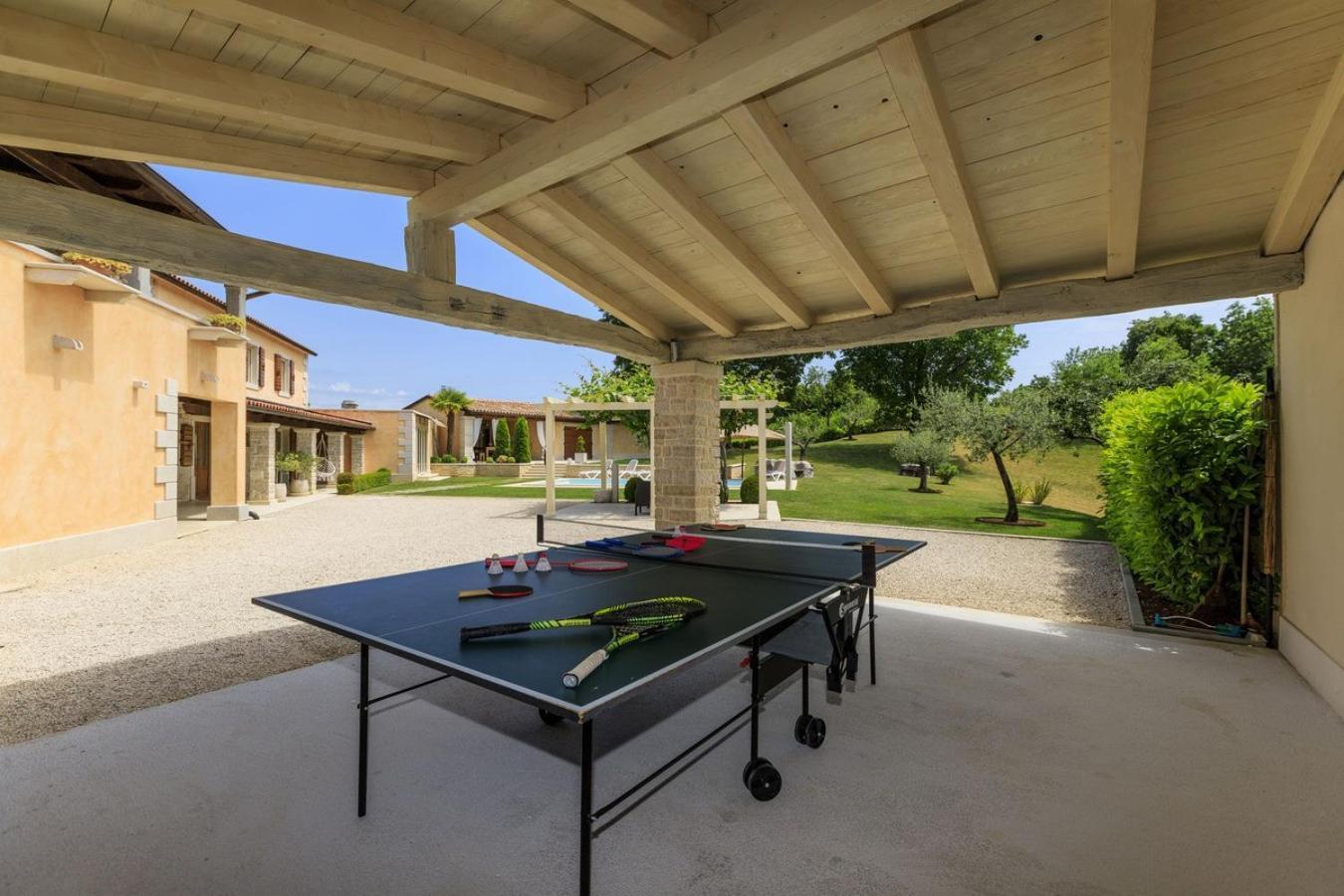 Villa Viscum In Central Istria For 8 Persons With Large Garden - Pet Friendly Pazin Bagian luar foto